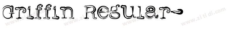 Griffin Regular字体转换